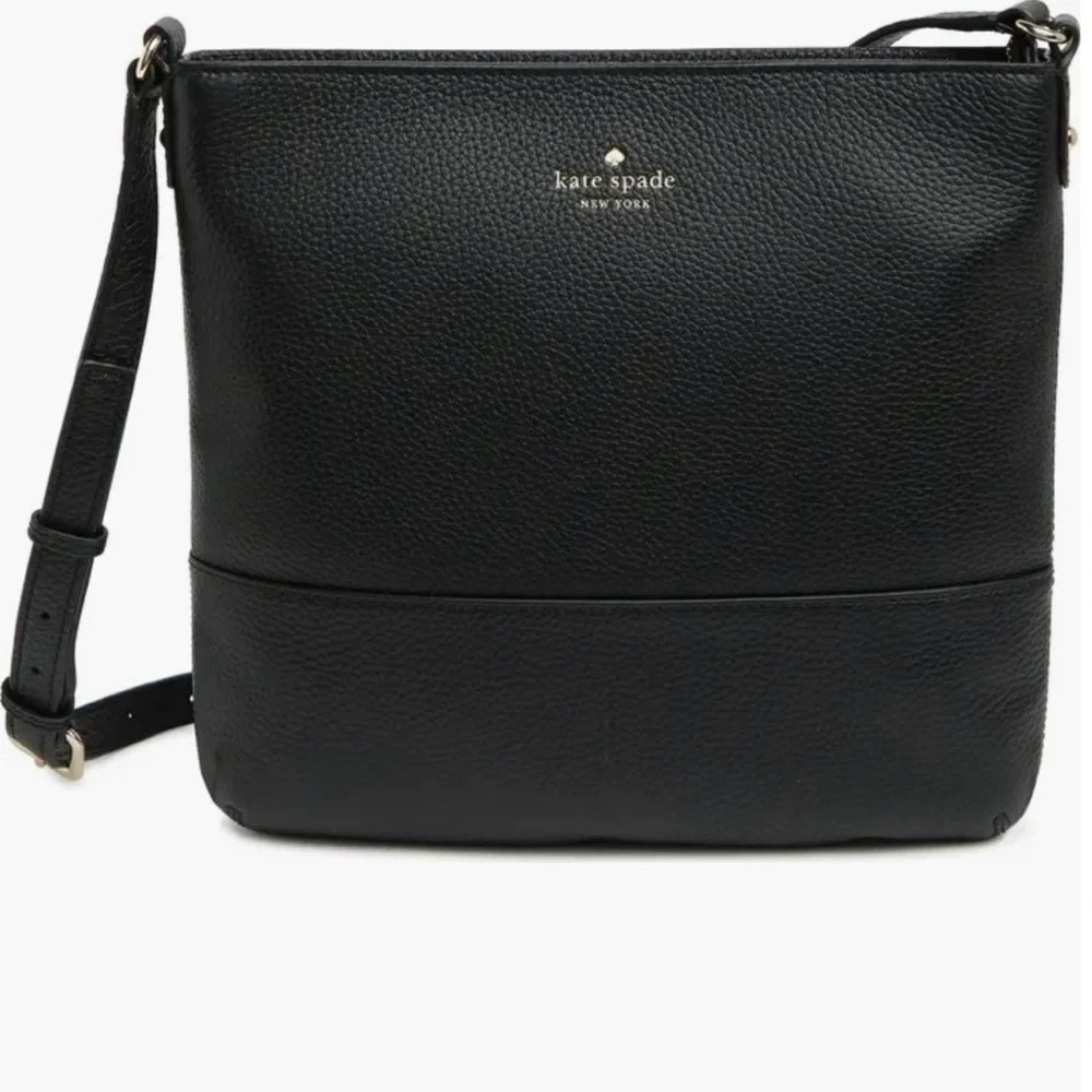 $280 NWOT Kate Spade Southport Ave Cora Crossbody Black Bag w/Adjustable Strap - Picture 1 of 6